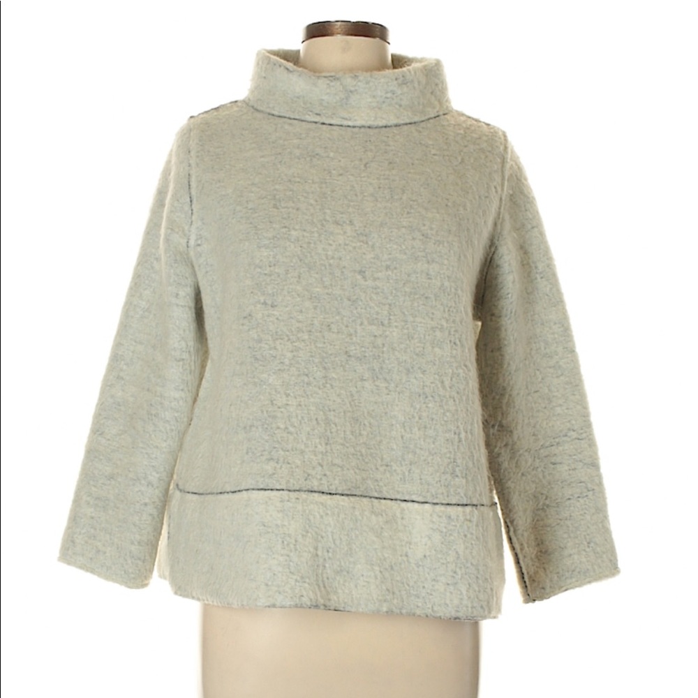 ZARA knit fuzzy pullover
